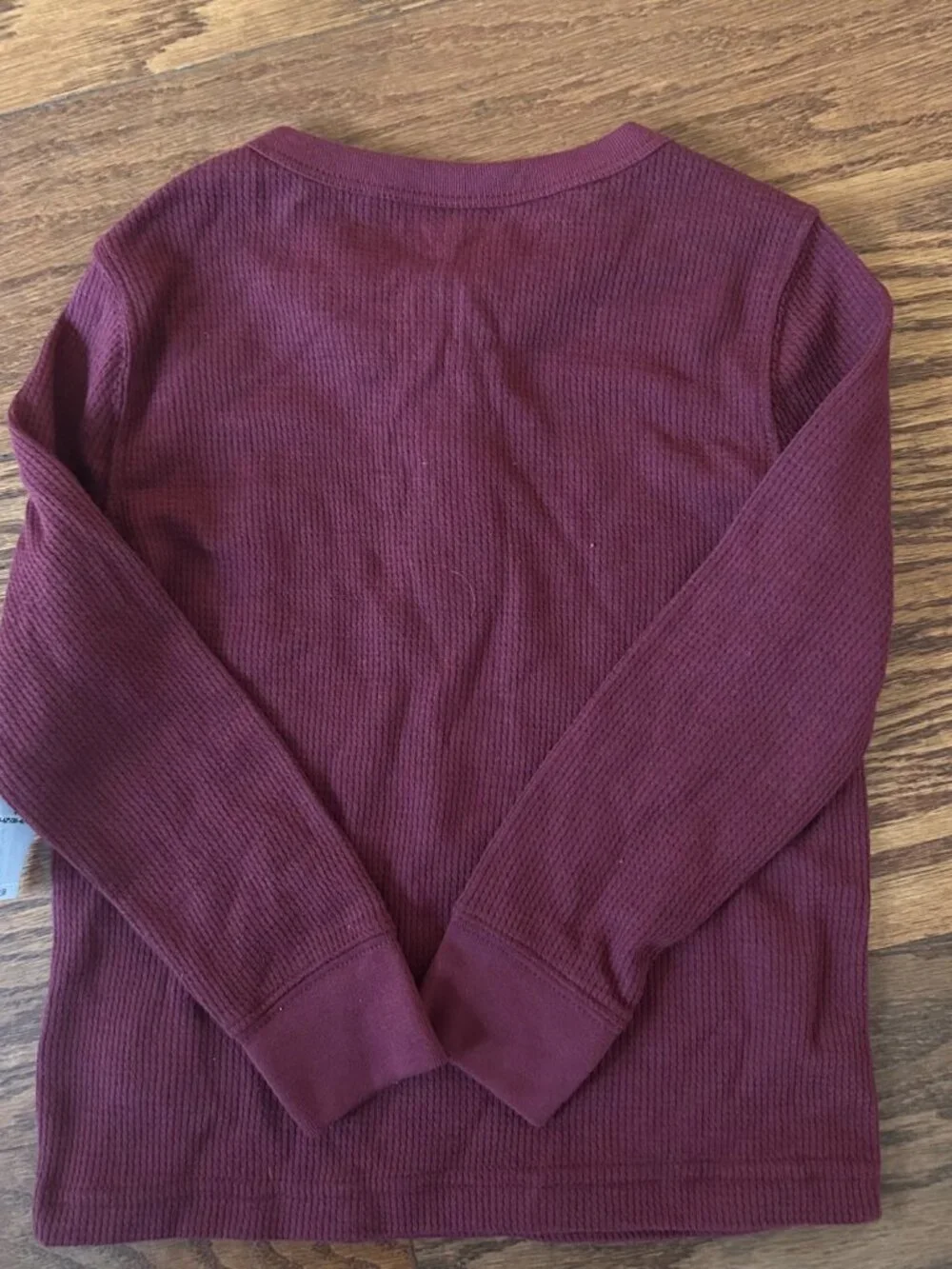 NWT Old Navy Long-Sleeve Thermal Knit Henley T-Shirt Toddler Boys Size 4T New